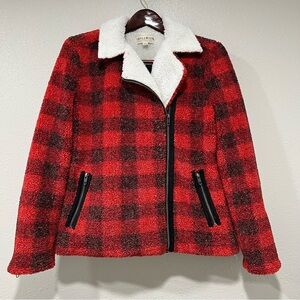 Idyllwind Miranda Lambert Buffalo Plaid Sherpa Lined Women’s Jacket Size Medium